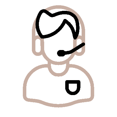 Wired outline 682 male customer service  1 