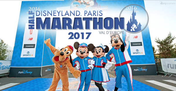 présence de team sport santé au semi marathon de disneyland paris