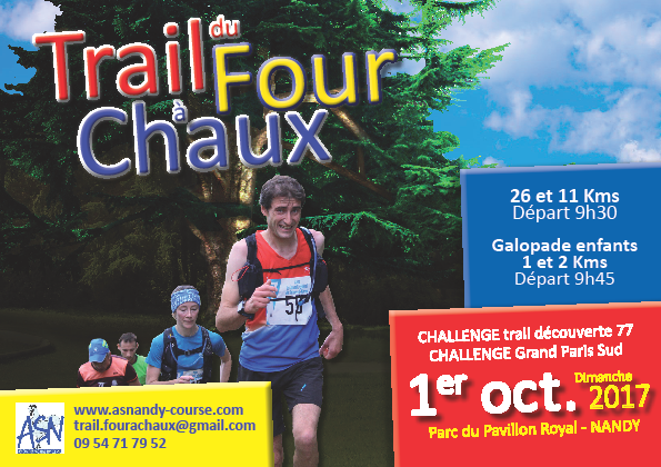 présence de team sport santé du cabinet des tournesols au trail du four à chaux Nandy