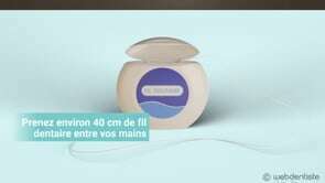 Utilisation du fil dentaire