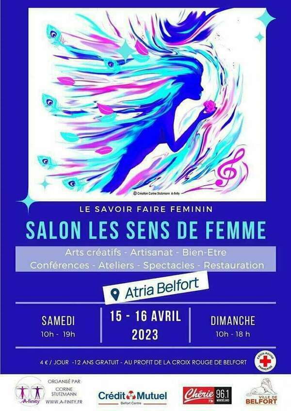 NOUVEAUTE : conférence et atelier sophrologie au Salon les sens de Femme Atria Belfort des 15 et 16 avril 2023