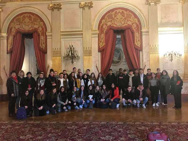 Visite de l'Assemblée avec des lycéens de Pontivy