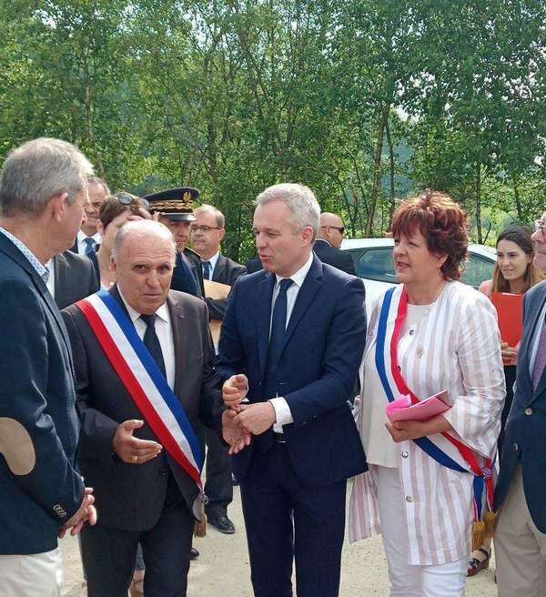 Inauguration de la centrale photovoltaïque de Baud 