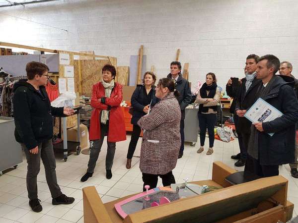 Visite de la recyclerie de TEZEA à Pipriac