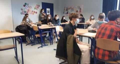 Présence au forum des métiers du collège Mathurin Martin de Baud