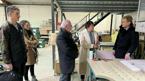 Une matinée de déplacement à Plescop