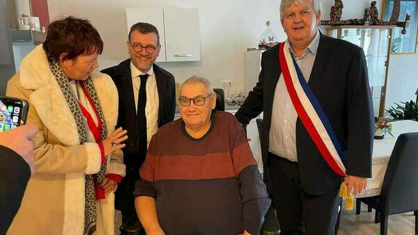 Avec le ministre du Logement à Grand-Champ et Séné