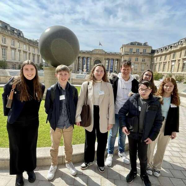 Réception des stagiaires à l'Assemblée