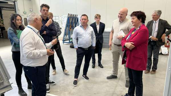 Journée industrie verte avec des chefs d'entreprises et des parlementaires