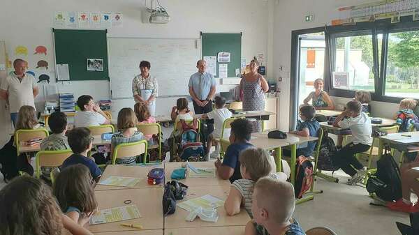 Plumelec : rentrée scolaire avec les élèves de La Claie