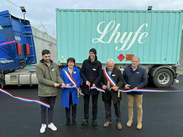 Buléon : inauguration du site Lhyfe de production d'hydrogène