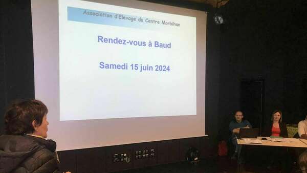 Baud : assemblée générale de l'association d'élevage du Centre Morbihan 