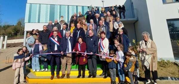 Inauguration école "Le Sac de Billes" à Plaudren