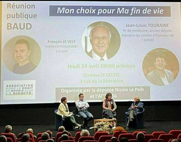 Conférence "Mon choix pour Ma fin de vie"  avec l'ADMD 56