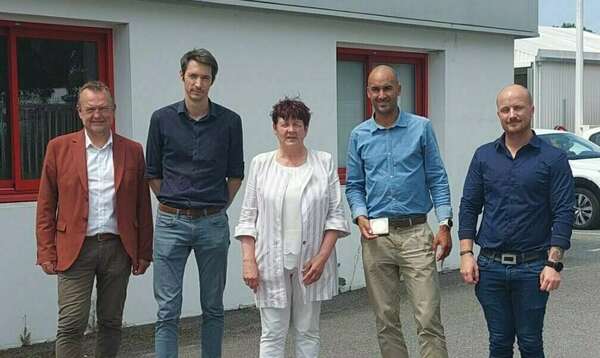 Visite de l'entreprise Travaux Publics du Blavet