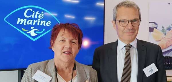 Inauguration de l'agrandissement  de Cité Marine à Plumelin