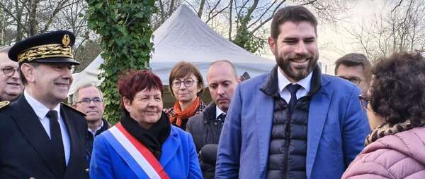 Déplacement de Vincent JEANBRUN,  ministre de la Ville et du Logement à Grand-Champ