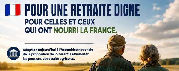 Pour une retraite digne pour ceux qui nous nourrissent