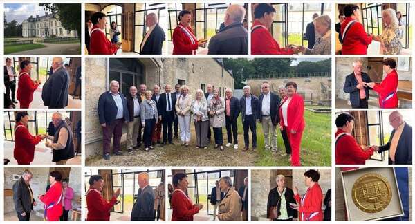 Cérémonie de remise des médailles de l'Assemblée nationale aux anciens maires de la circonscription