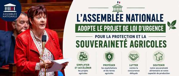Projet de loi d’urgence agricole : défendre  une agriculture française forte et souveraine