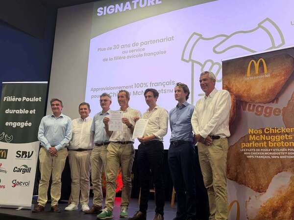 Renouvellement de la convention entre SBV, Gaveol et McDonald's