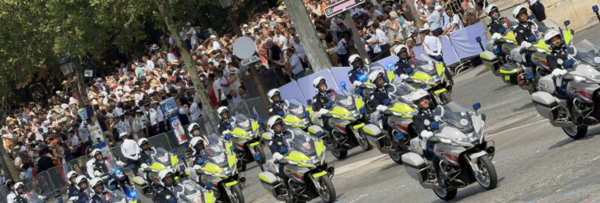 Cérémonie du 14 juillet à Paris