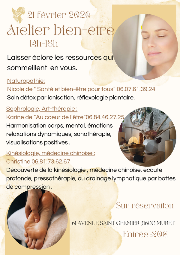 EVENEMENT BIEN ÊTRE du 21 février 2026