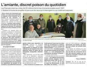 L’ADDEVA 44 reçoit l’association Cap Amiante