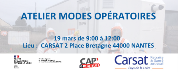atelier modes opératoires CARSAT DREETS