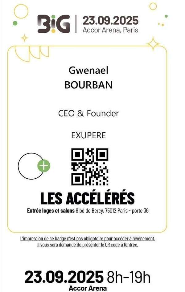 Exupere at BIG 2025: Paris, a laboratory for entrepreneurial futures