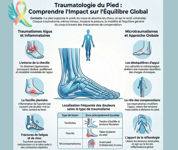 Les traumatismes du pied