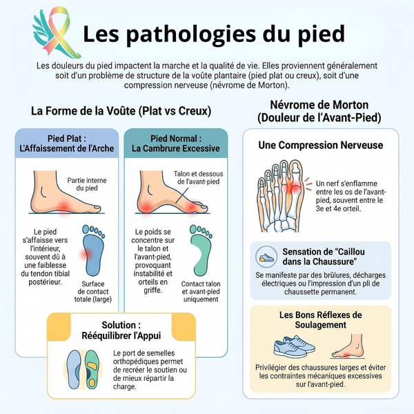 Les pathologies du piedd