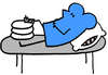 sportif au repos