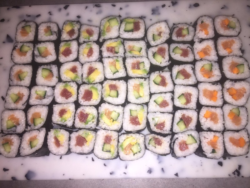 Assortiment maki cacher