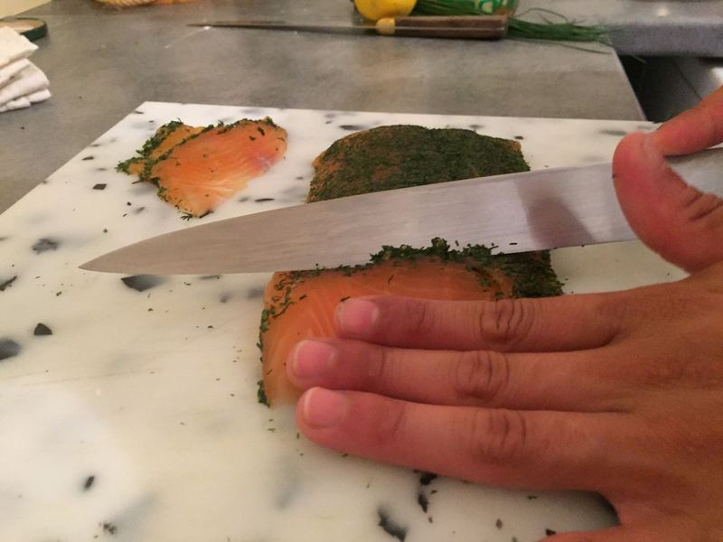 Filet de saumon Gravlax cacher 