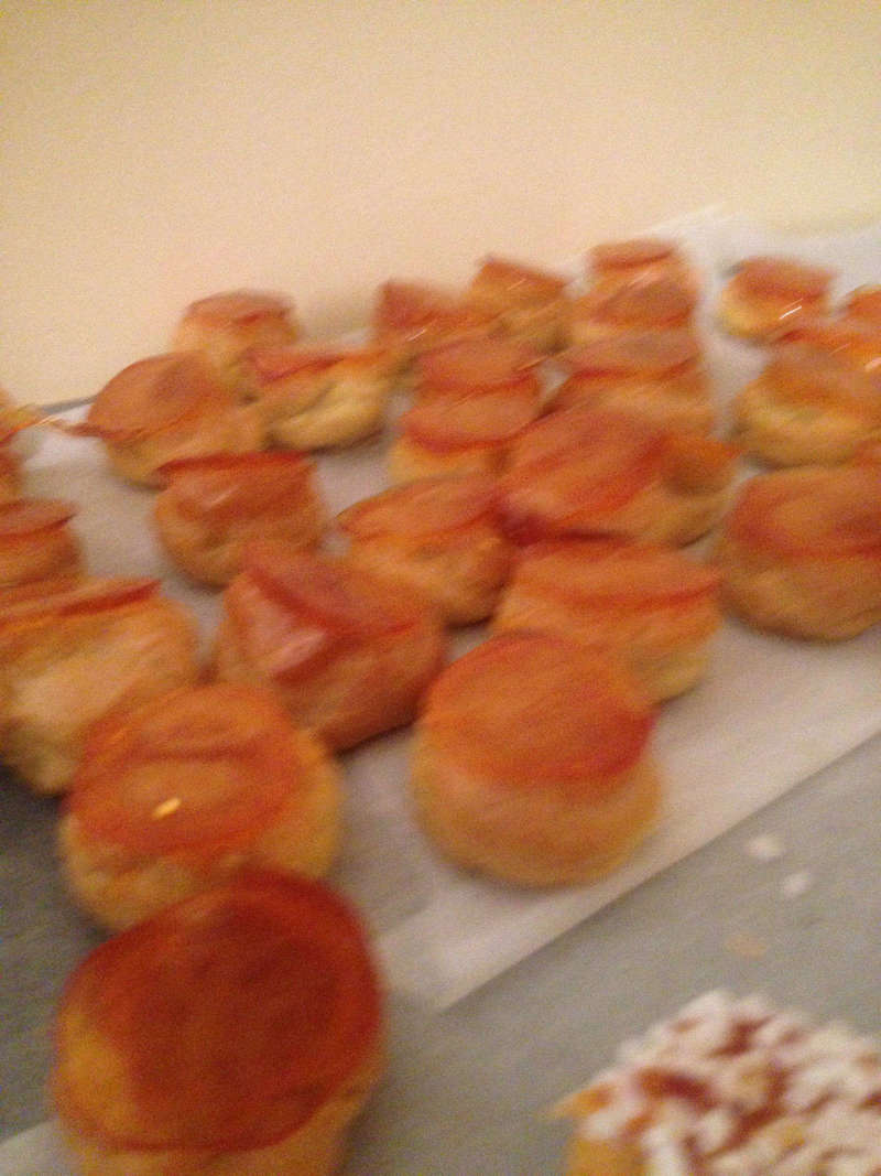 préparation des choux pour Pièce montée cacher 