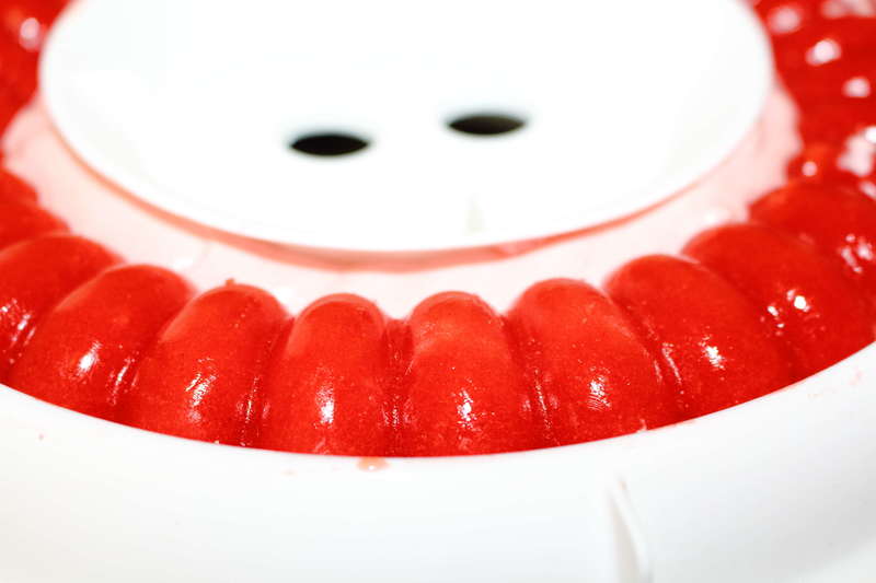 insert fruit rouge pour Entremet fruits rouges cacher 