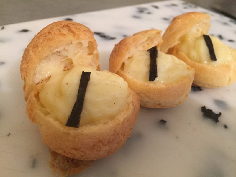 Choux vanille  cacher 