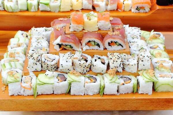 California rolls, maki et sushi 
