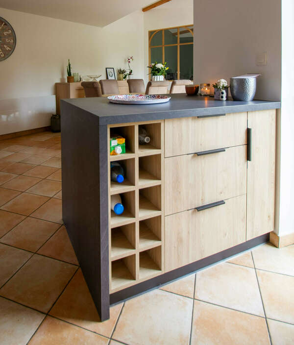 Ilot central de cuisine à Chaudefonds sur Layon (49290)