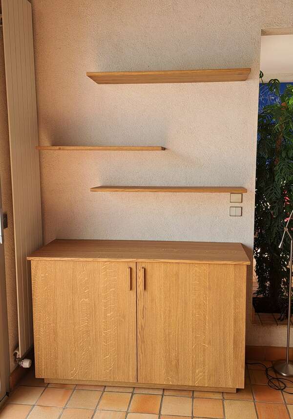 Meuble buffet sur mesure au design épuré à Juigné sur Loire (49610)