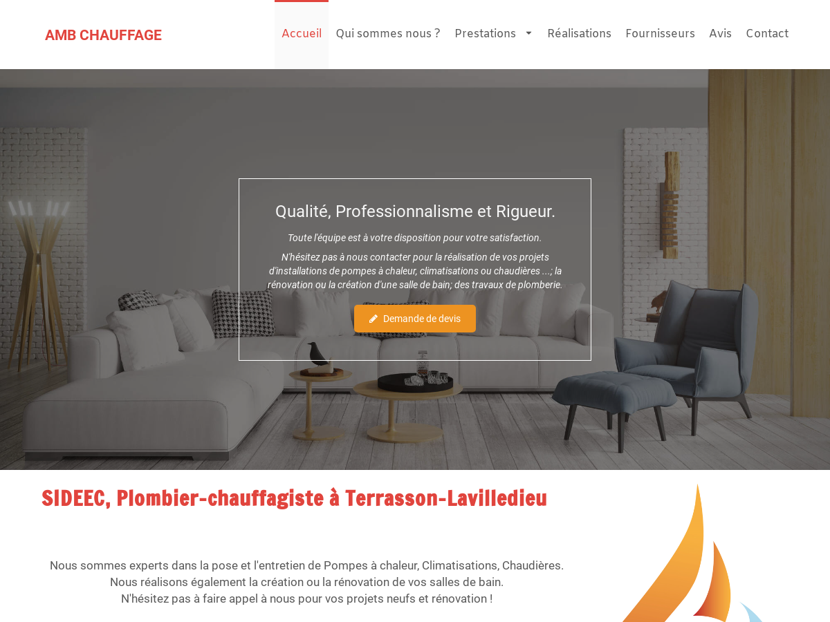 Exemple de site internet de Artisanat du BTP à Terrasson-Lavilledieu