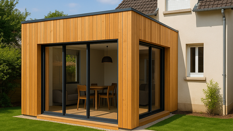 Maison Agrandie en Ossature Bois à Clamart 92