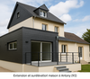 Extension et surélévation de maison à Antony (92)