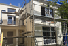 Surélévation maison Issy-les-Moulineaux 92 maçonnerie charpente bois couverture zinc ravalement façade fenêtres aluminium