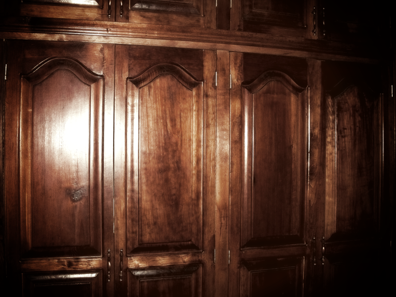 Porte de placard en bois sur mesure