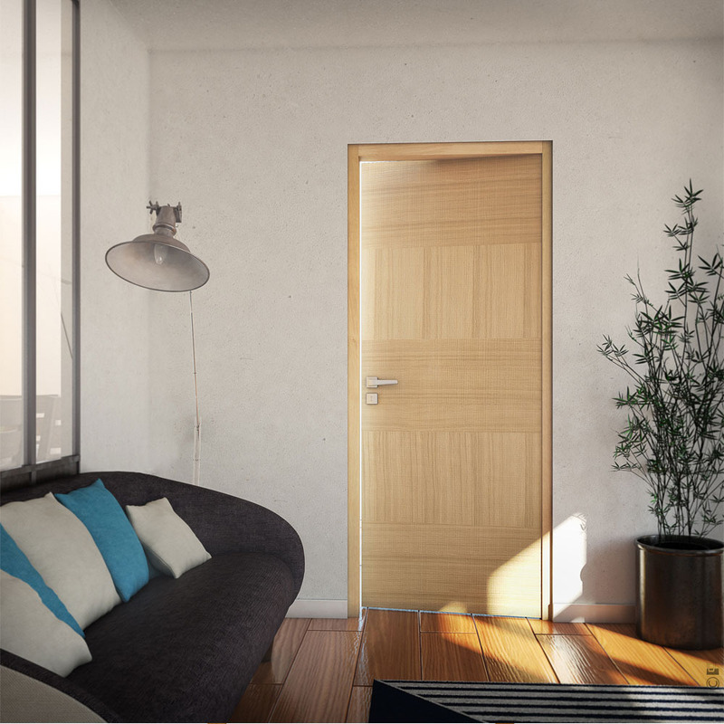 Porte intérieure en bois sur mesure