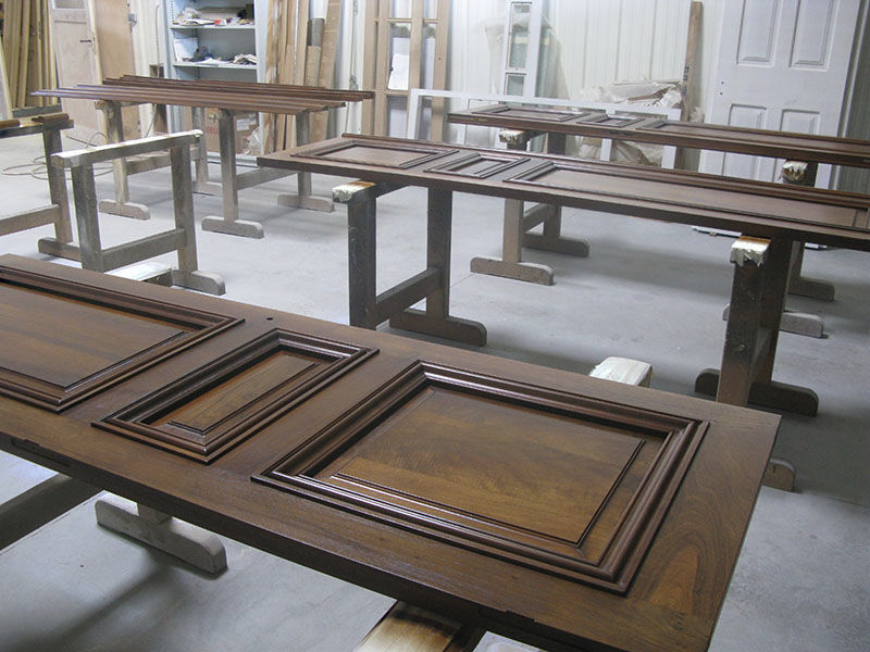 Porte haussmannienne en bois sur mesure