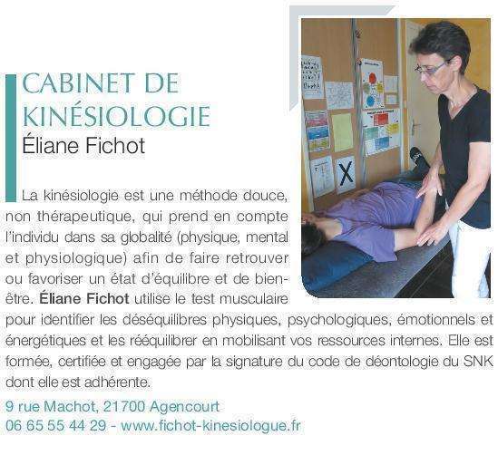 La kinésiologie:  femme actuelle en parle dans son numéro de juin 2018