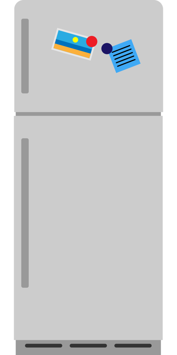 Le message du réfrigérateur